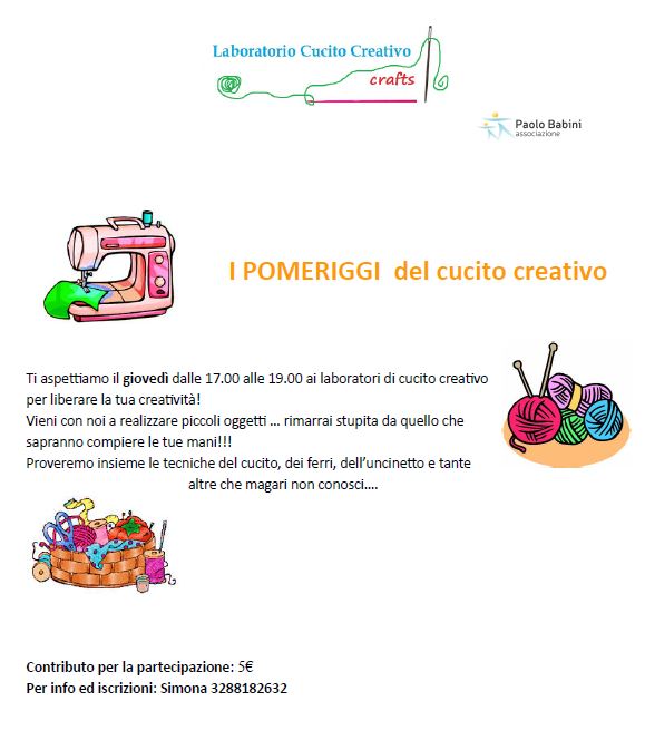 Laboratorio di Cucito Creativo